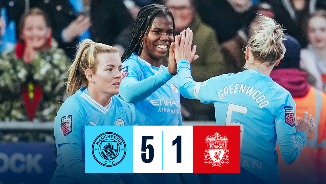 City 5-1 Liverpool: Barclays Women's Super League highlights