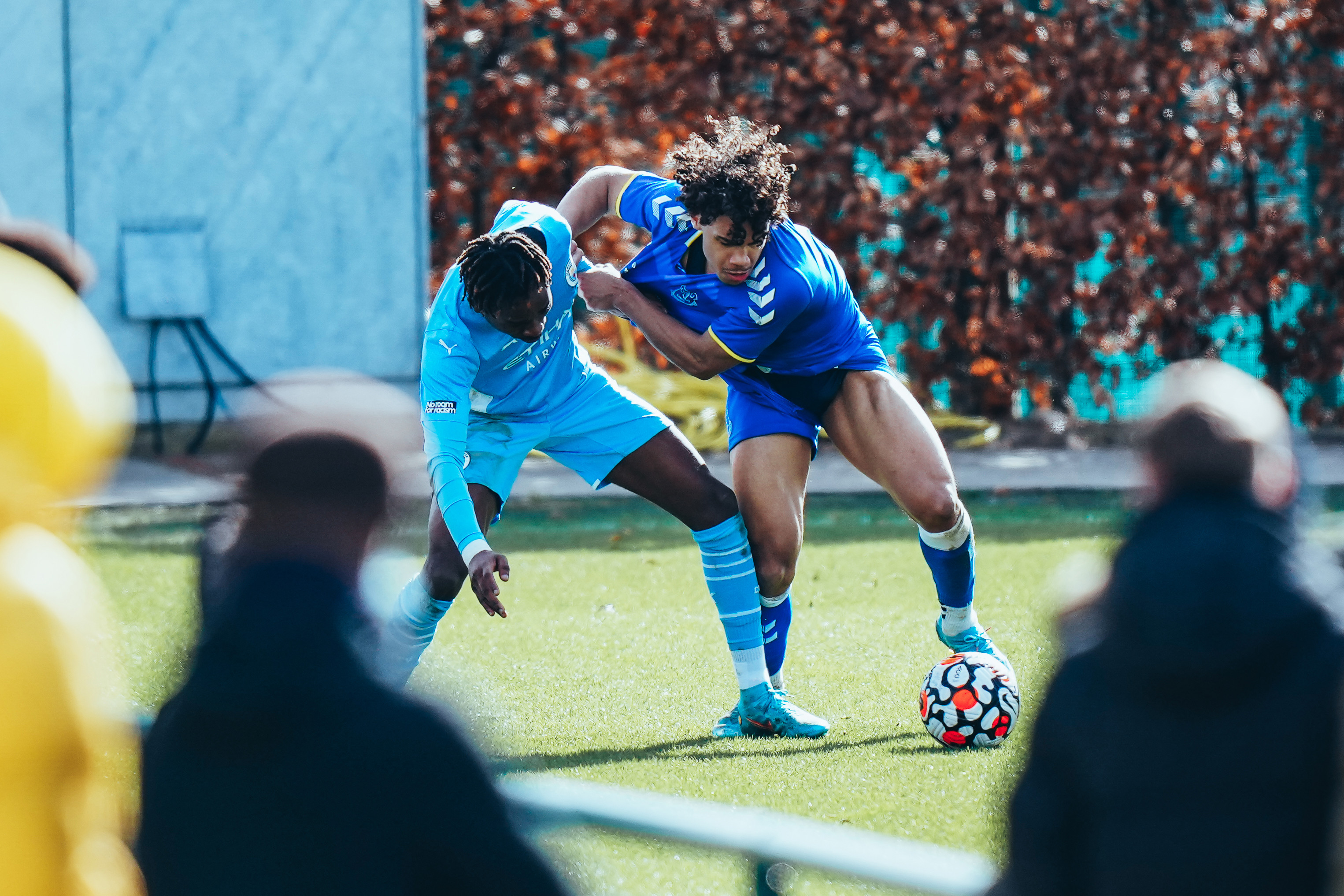 BATTLING FOR THE BALL