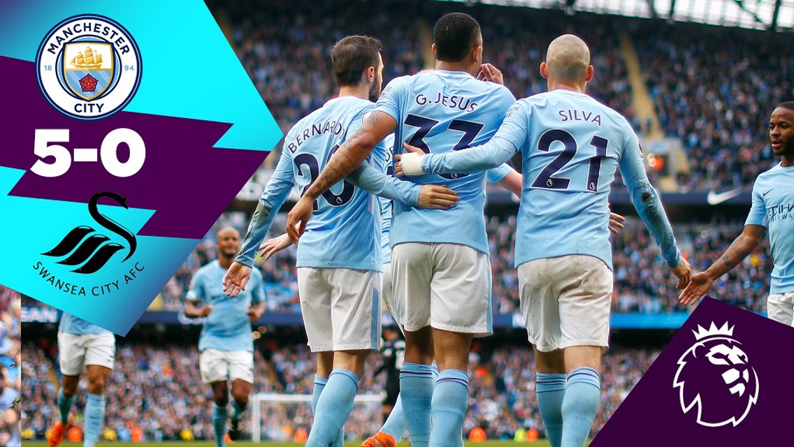 ملخصات كلاسيكية | السيتي 5-0 سوانزي