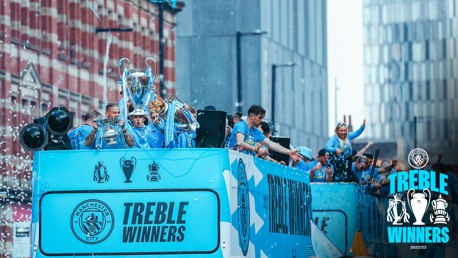 Galeri: Parade juara treble City