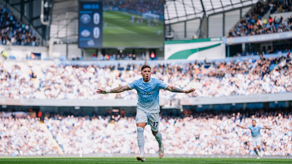 OFF THE MARK : A first goal for City!