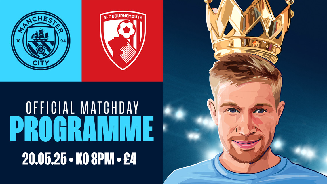 City v Bournemouth: King Kev special edition programme cover revealed
