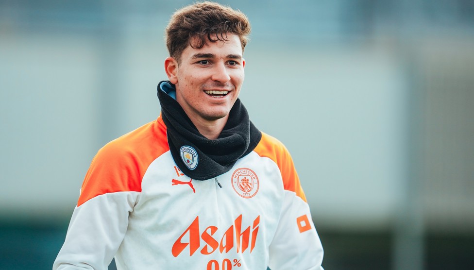 JULIAN ALVAREZ: Hoping to fire the Blues into the fifth round
