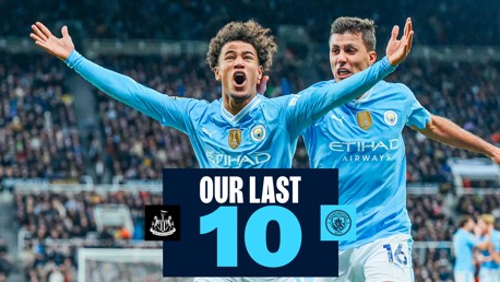 Newcastle v City: Our last 10 goals