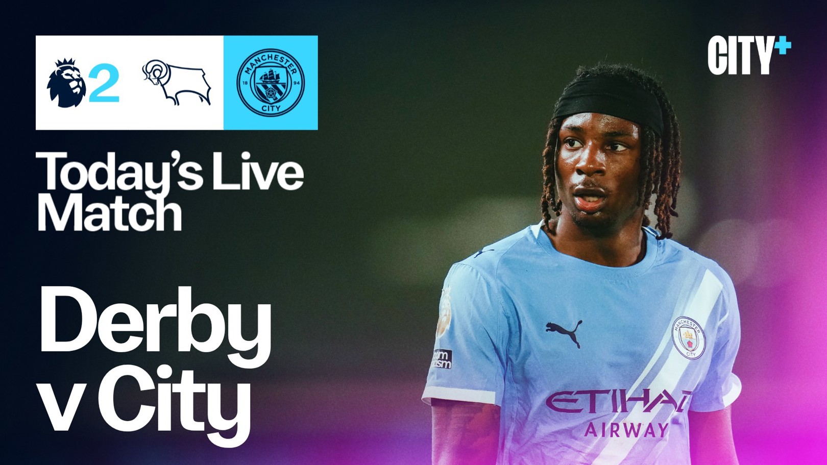 Watch City's Premier League 2 trip to Derby County live on CITY+ tonight