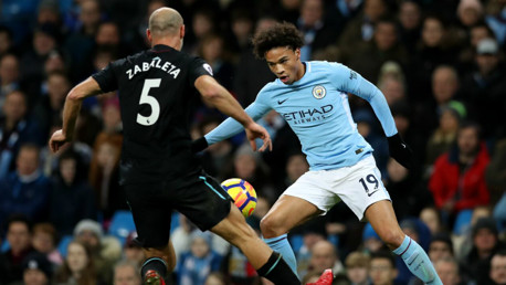 HEAD TO HEAD: Former Blue Pablo Zabaleta stands up Leroy Sane