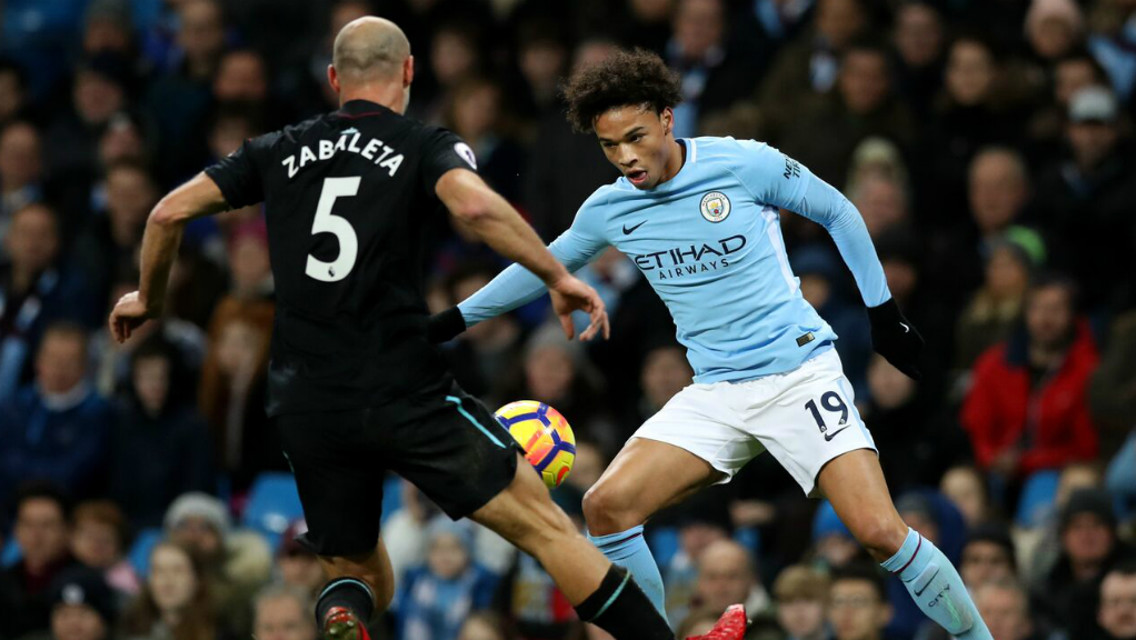 HEAD TO HEAD: Former Blue Pablo Zabaleta stands up Leroy Sane