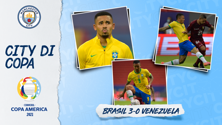 Jesus Bantu Brasil Awali Copa America Dengan Kemenangan
