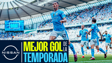 Phil Foden gana el Nissan Goal of the Season 2023/24