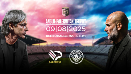 City to face Palermo FC in pre-season fixture 