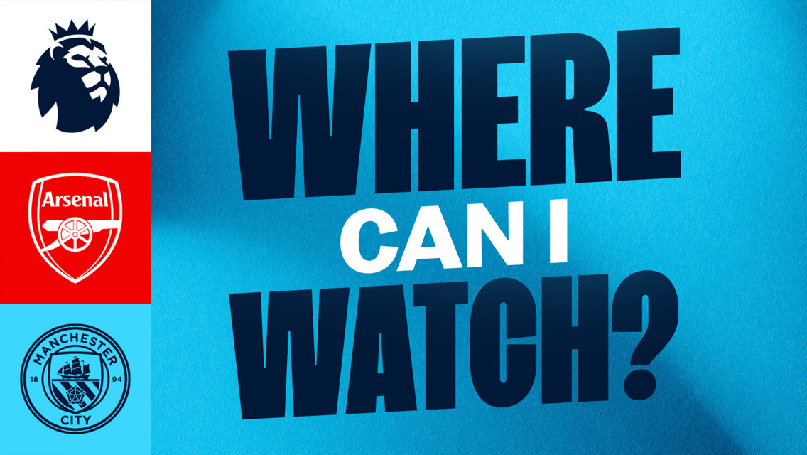 How can I watch Arsenal v City on TV?
