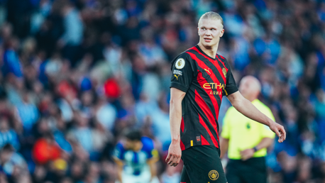 EAGER ERLING: On the hunt.