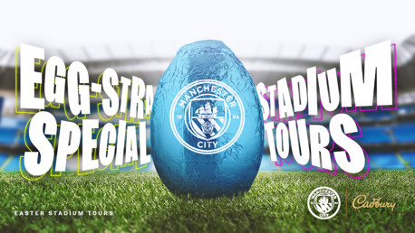 Explore the Easter extravaganza at the Manchester City Stadium Tour