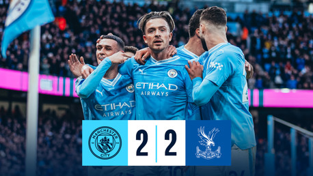 City 2-2 Crystal Palace: resumen breve