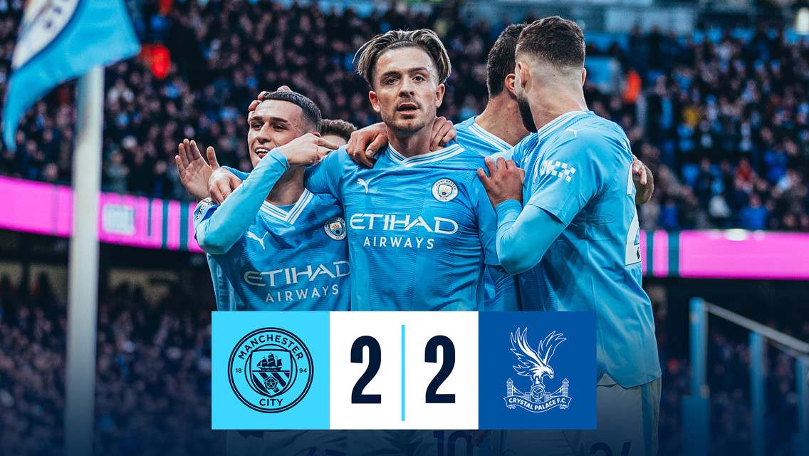 City 2-2 Crystal Palace: resumen breve