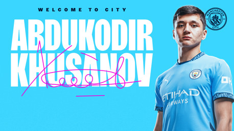 Khusanov veut progresser et aider City à gagner des trophées