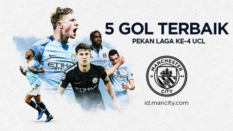 5 Gol Terbaik: Pekan Laga Ke-4 UCL
