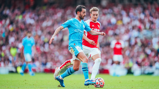 SILKY SILVA: Running the midfield.