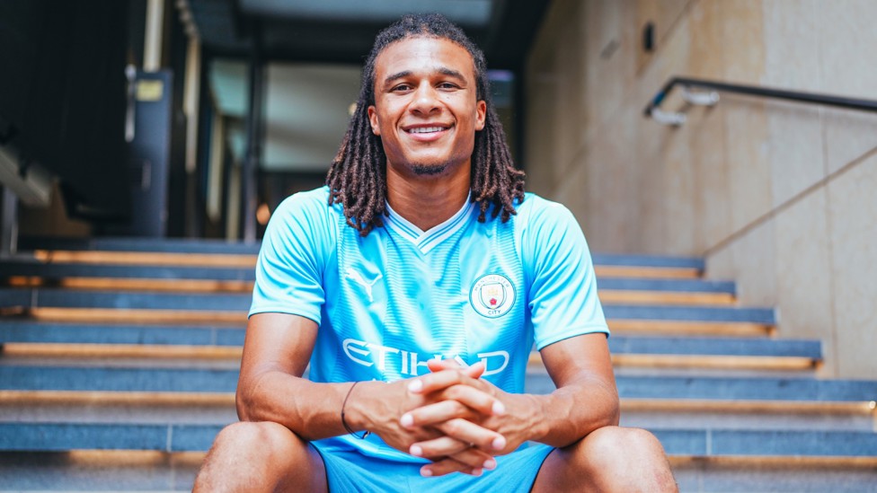 PHOTO OP : Ake poses in 2023 as his new contract is announced