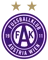 Logo of Fußballklub Austria Wien featuring the initials FAK, a large A, and two gold stars above, in purple and white.