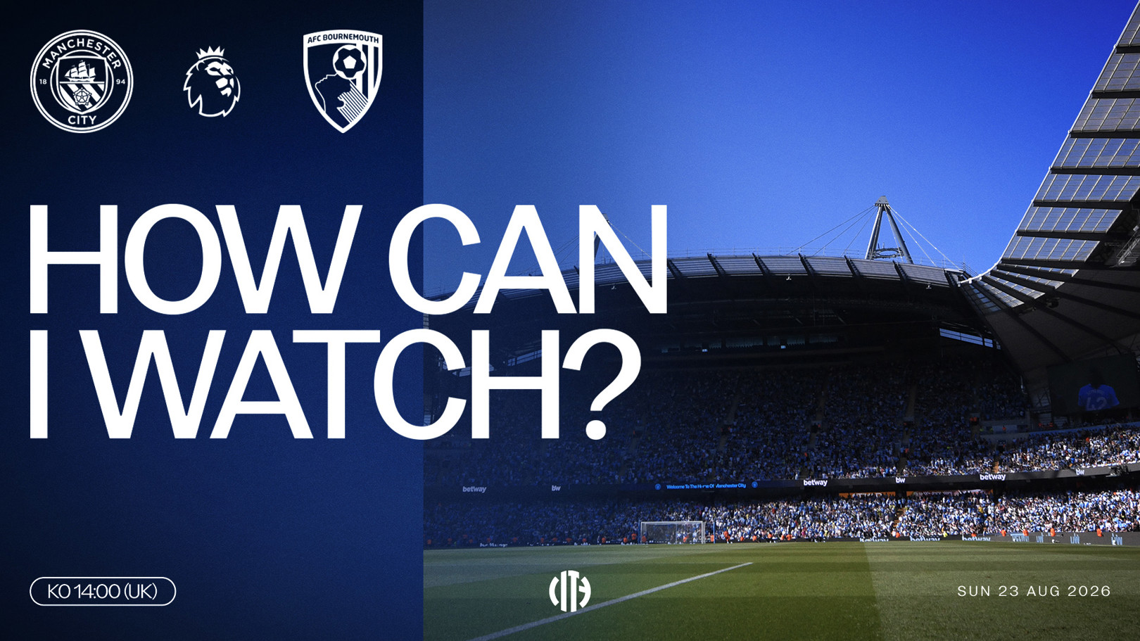 How can I watch City v Bournemouth on TV?