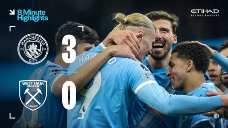 City 3-0 West Ham: 8-minute highlights