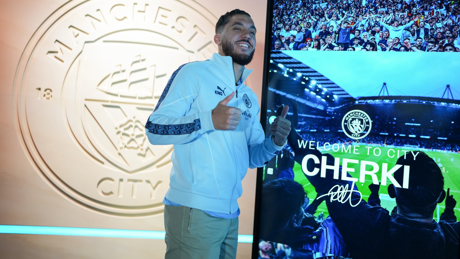 THUMBS UP : Rayan Cherki set to meet our fans at City Are Back, presented by Etihad Airways