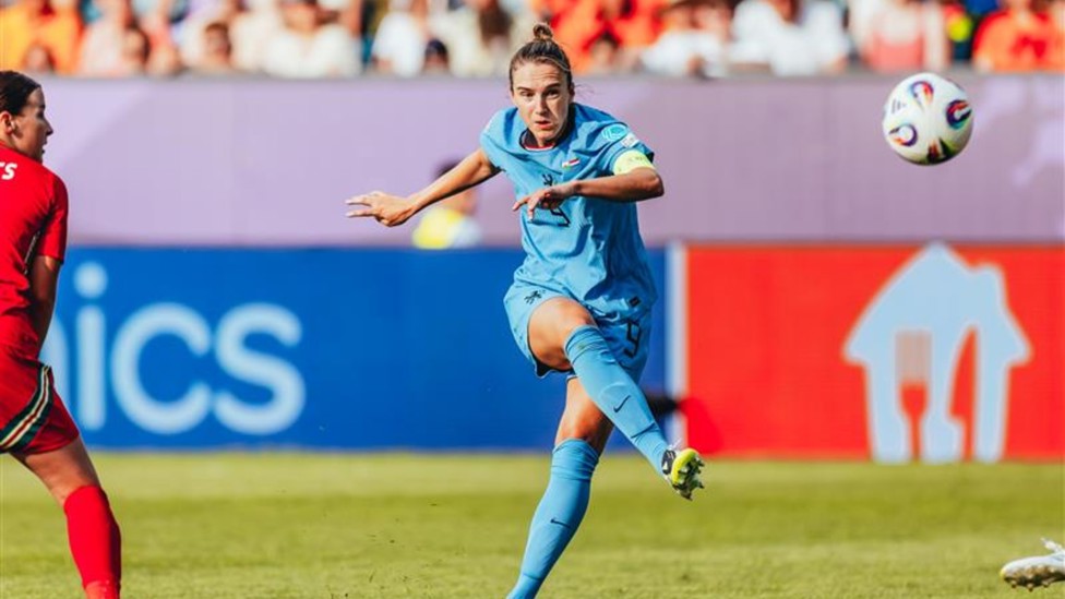 CENTURION : Vivianne Miedema's strike against Wales saw her become the first Dutch player to score 100 international goals