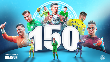 Ederson chega a 150 jogos sem sofrer gols pelo City em todas as competições