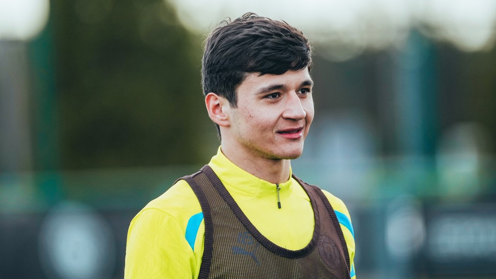 DEFENCE : Abdukodir Khusanov on the field. 