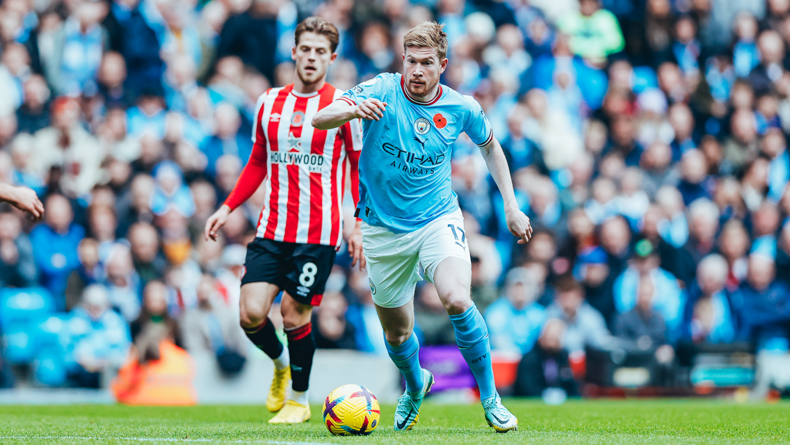 KING KEV: Charging forward.