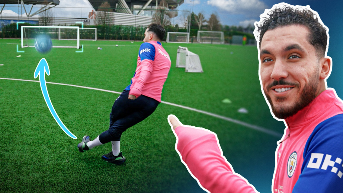 Day in the Life: Rayan Cherki recreates his rabona assist!