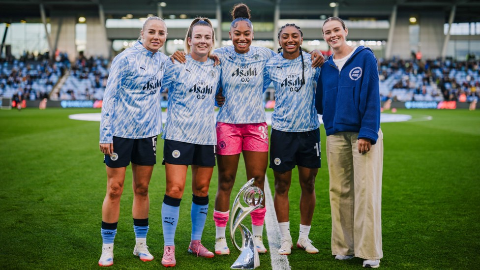 EUROS CHAMPS: Our Euro 2025 and Copa America winners share their success with the City fans ahead of our WSL home opener - September 2025