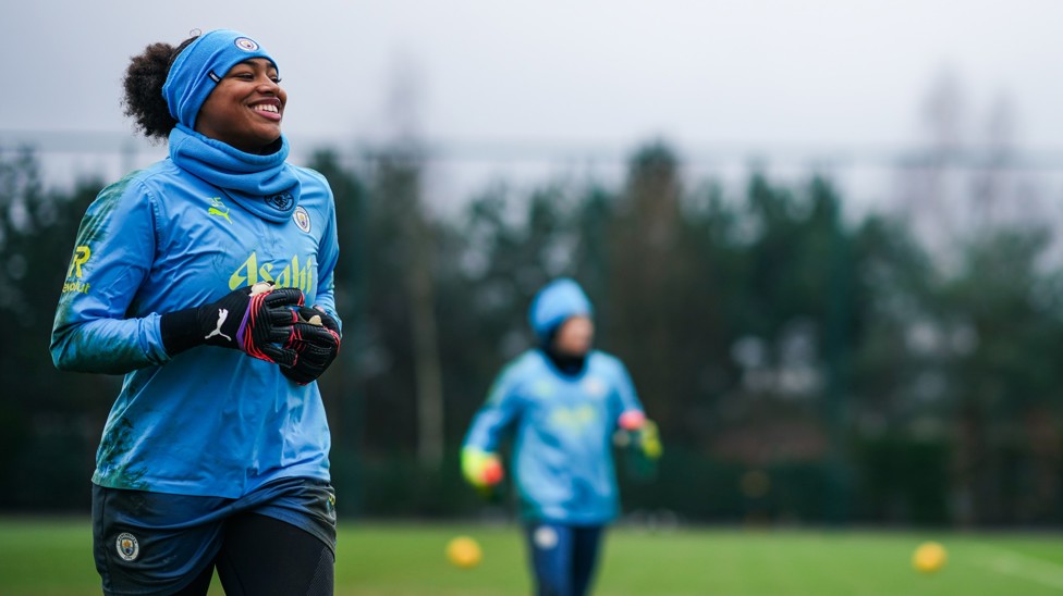 KHIARA KEATING: A winning smile...