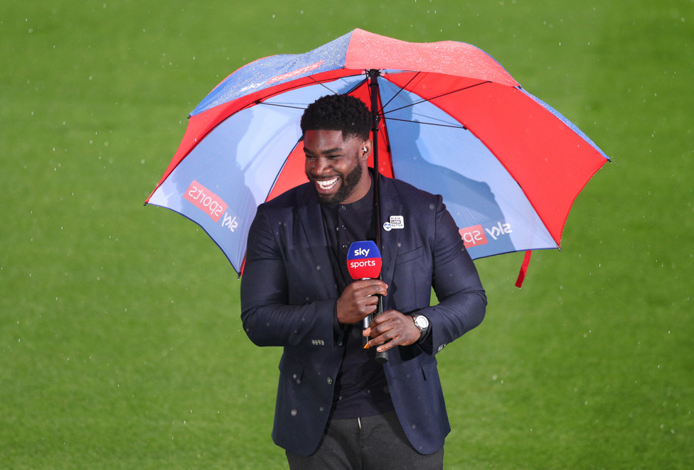 ALWAYS WELCOME : Richards often returns to the Etihad as a pundit and we always love to welcome him home 