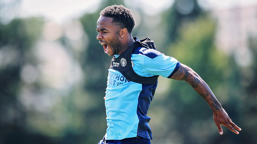 STERLING BEKERJA KERAS : Tetap semangat menuju Laga