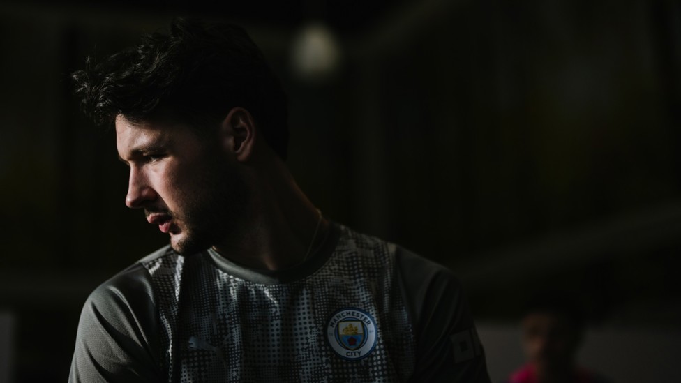 SAFE HANDS : James Trafford sharpens up