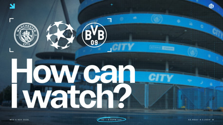 How can I watch City v Borussia Dortmund on TV?