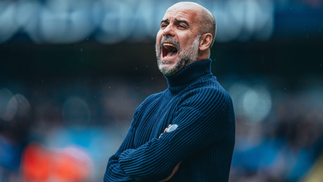 THE BOSS: On the touchline.