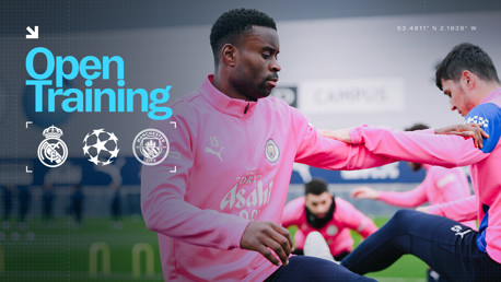 WATCH: Open training ahead of Real Madrid 