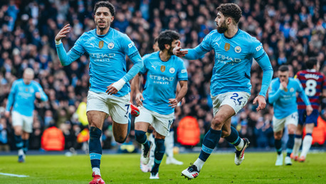 DOUBLE TROUBLE: Marmoush makes it two.