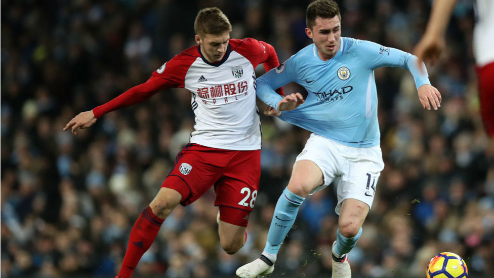 STARTER'S ORDERS : Aymeric Laporte produced a superb display on his debut against West Brom in January of last year