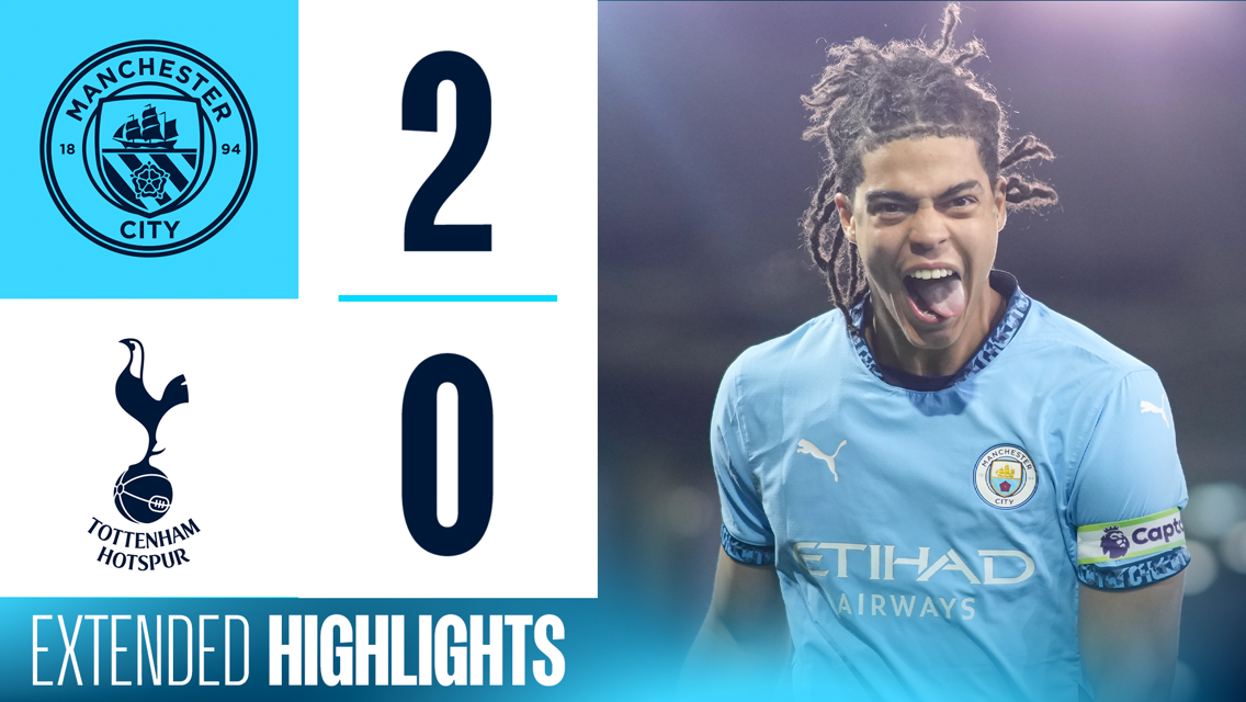Extended highlights: City 2-0 Spurs - Premier League 2