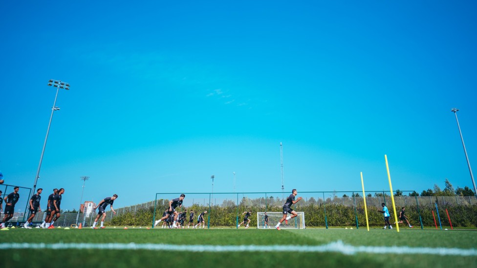 BLUE SKY THINKING : Manchester shines in the summer sun