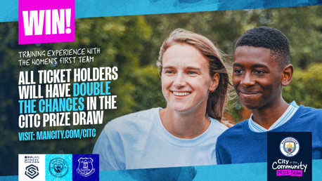 Competition launched for City v Everton! 