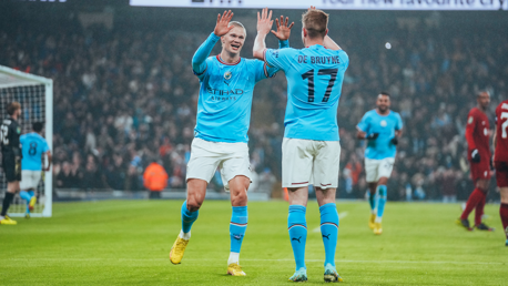 DEADLY DUO: KDB and Haaland.