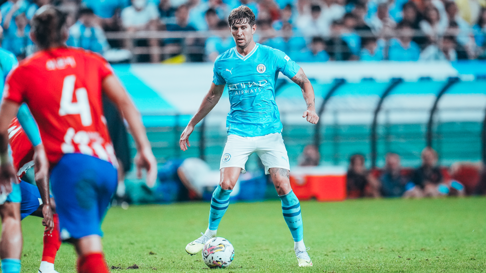 MIDFIELD MAESTRO : John Stones takes charge