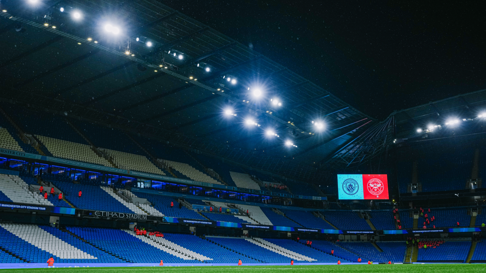 UP FOR THE CUP : Back at the Etihad in the Carabao Cup.