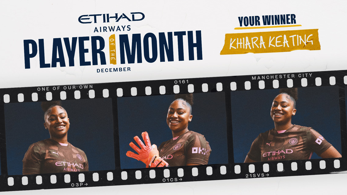 Keating named December’s Etihad Player of the Month