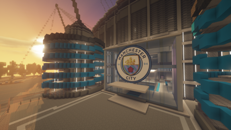 Soccer City's virtual Etihad - Minecraft style!